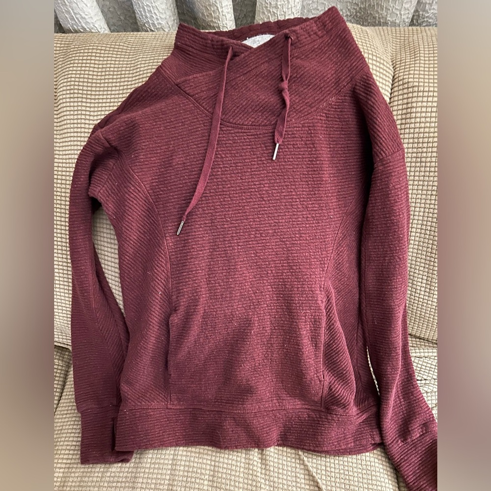 Women’s Wrapped Neck Drawstring Pullover - image 1